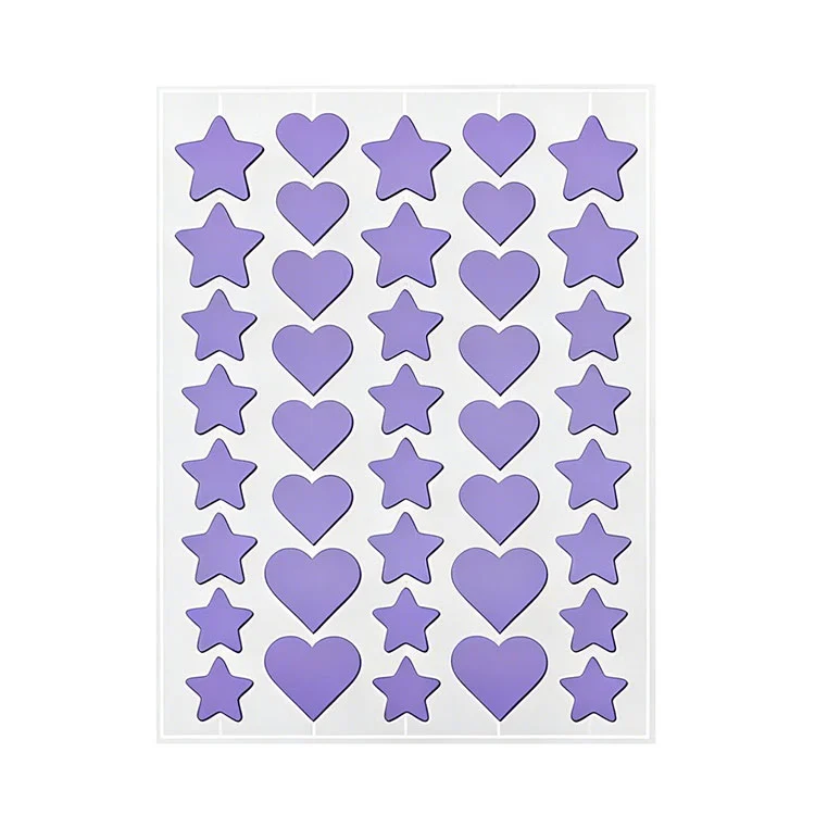 치유를 위한 귀여운 별 여드름 패치